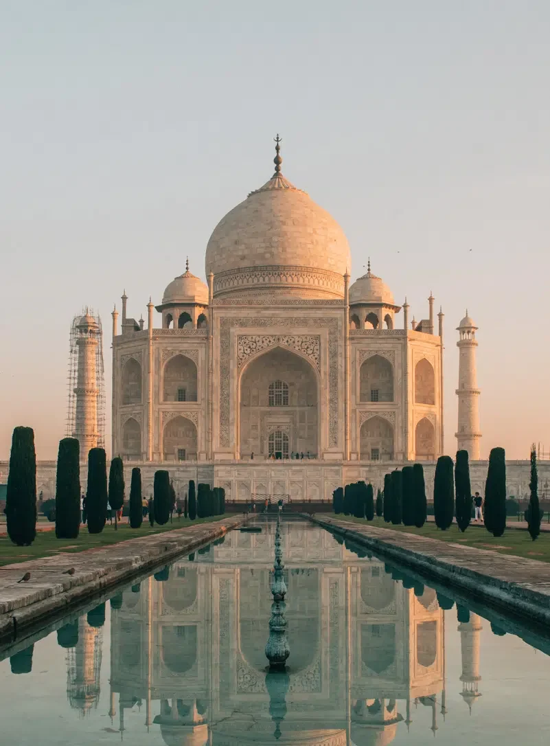 taj mahal sonnenaufgang